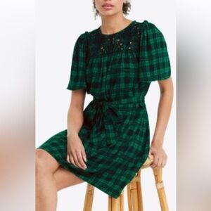 Draper James Festive Blackwatch plaid Dress